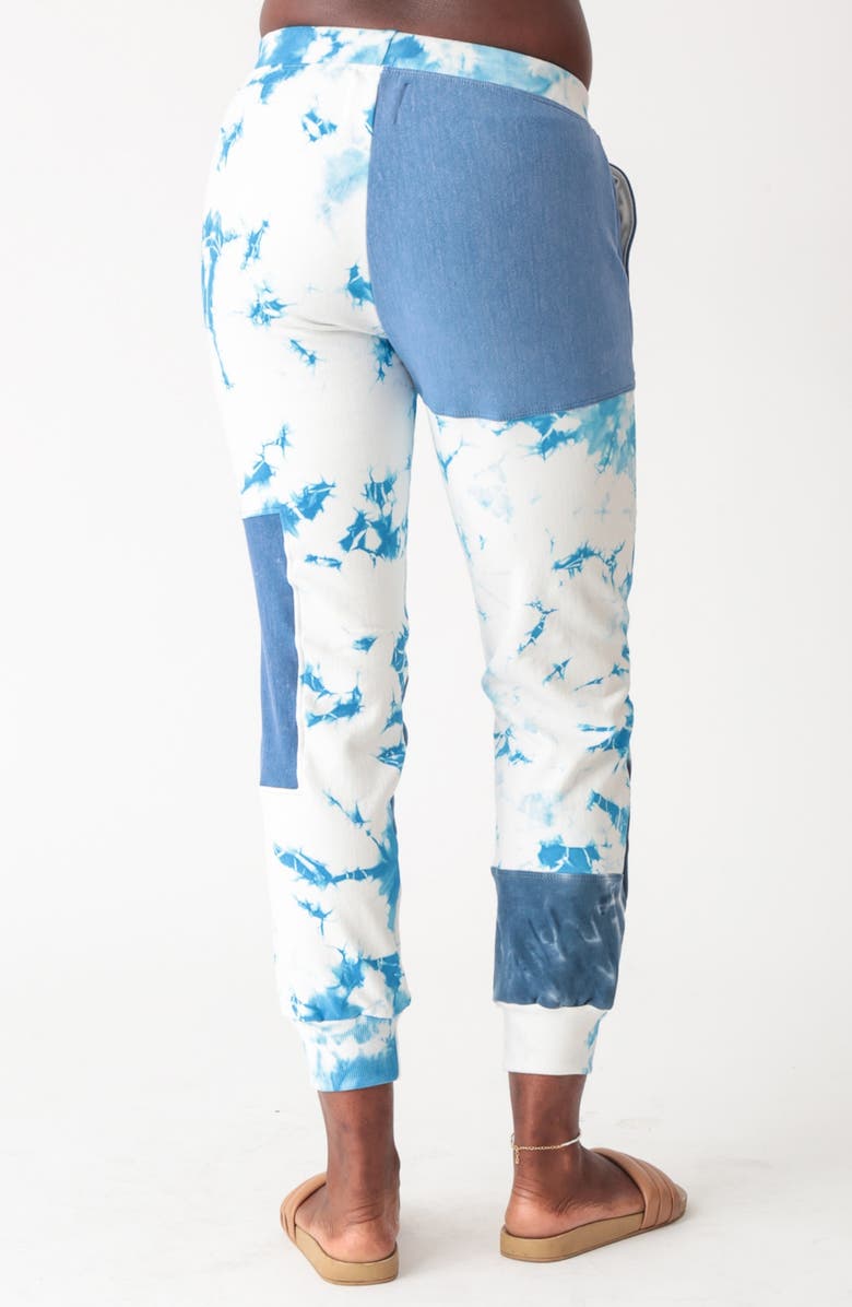 Electric & Rose Classic Patchwork Cotton Blend Joggers, Alternate, color, 