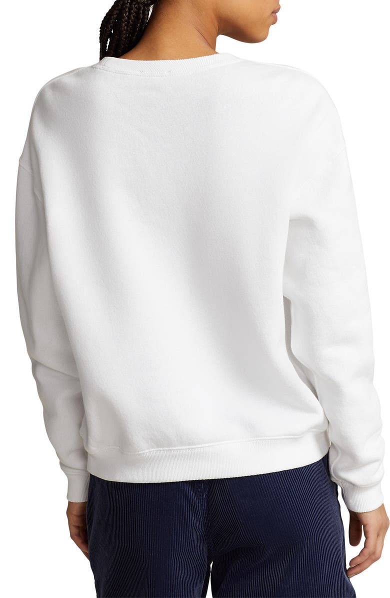 Polo Ralph Lauren Arctic Fleece Sweatshirt, Alternate, color, White