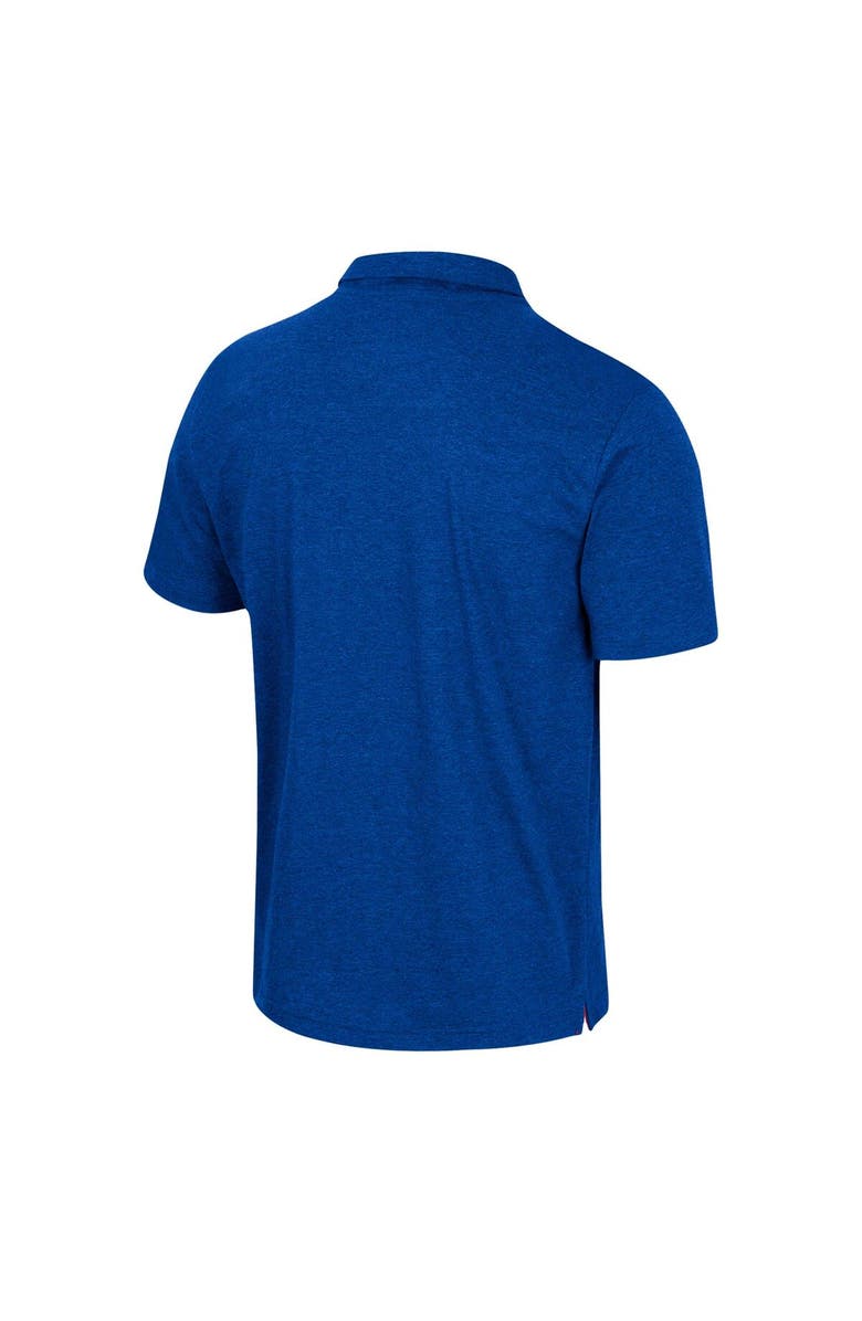 COLOSSEUM Men's Colosseum  Royal Kansas Jayhawks No Problemo Polo, Alternate, color, 