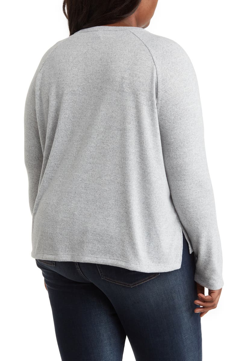 Forgotten Grace Long Sleeve Tunic, Alternate, color, Grey