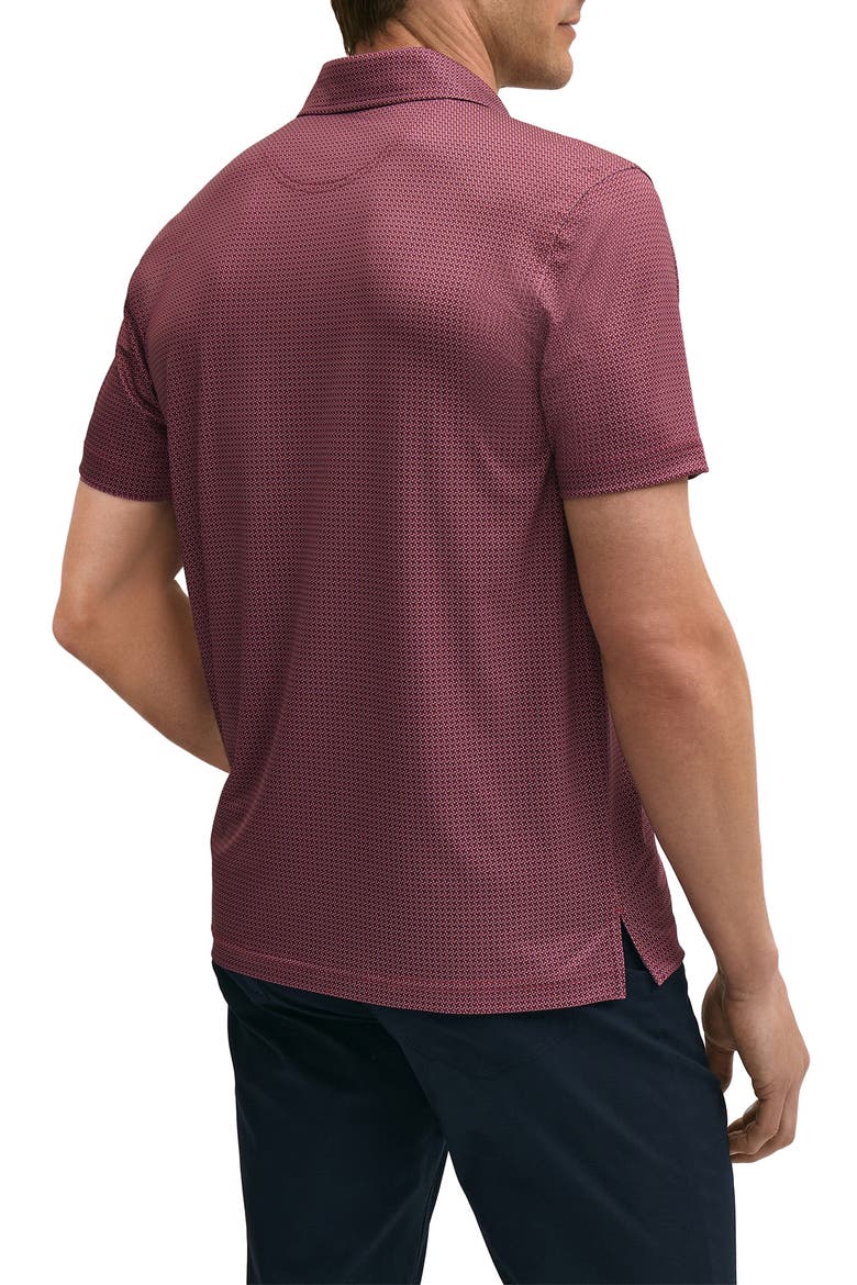 Performance Microprint Polo, Alternate, color, NAVY MULTI
