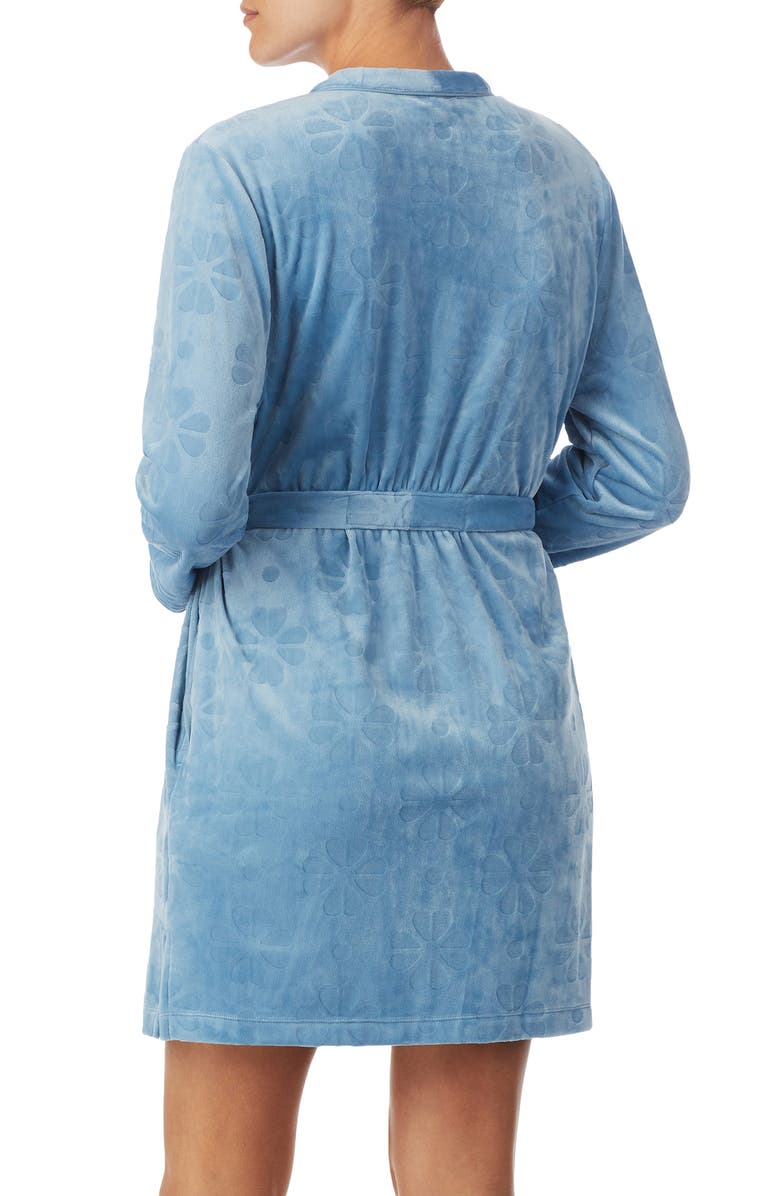 Kate Spade New York spade pattern short robe, Alternate, color, 