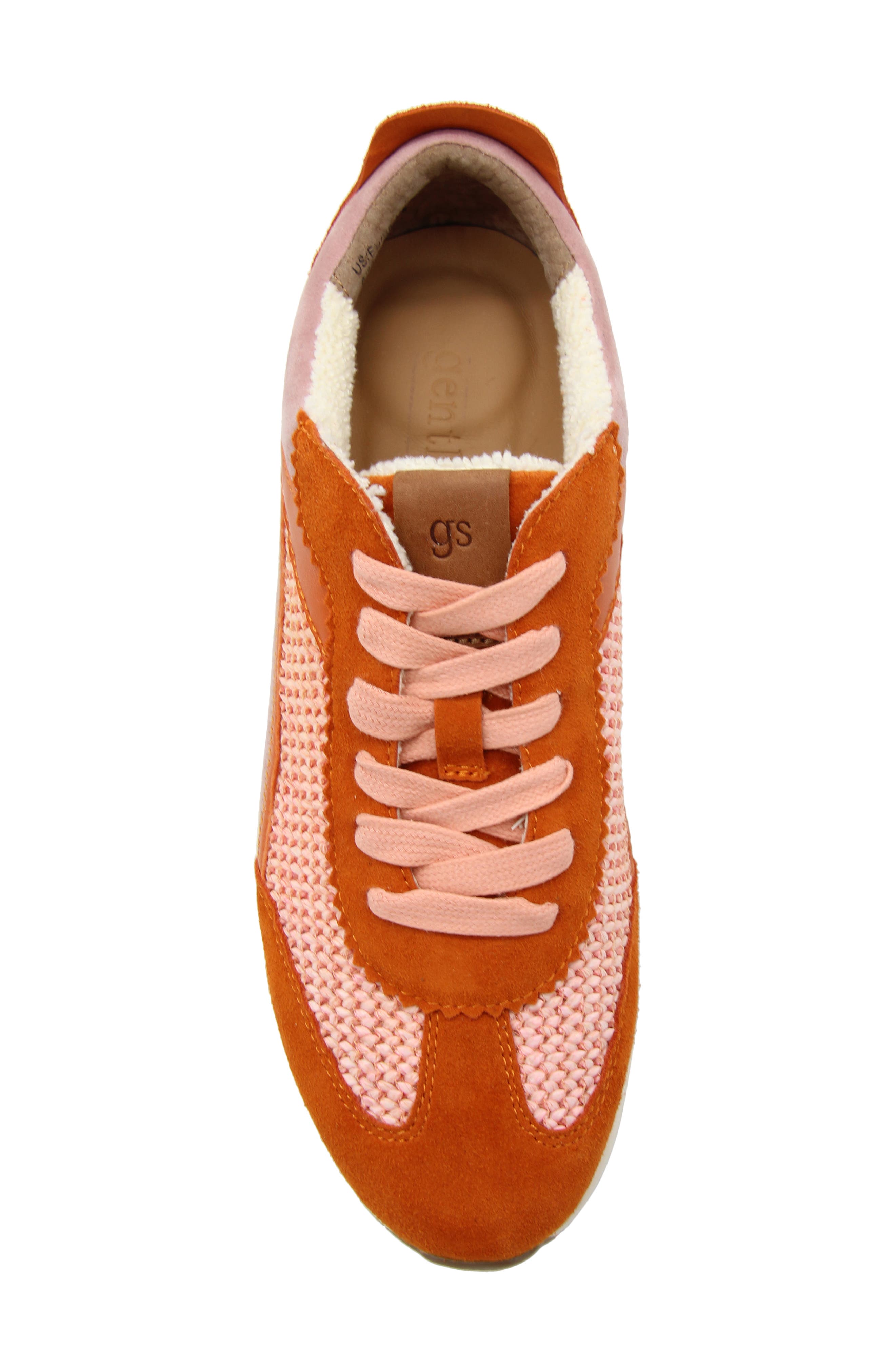 Juno Sneaker, Alternate, color, ORANGE MULTI MESH