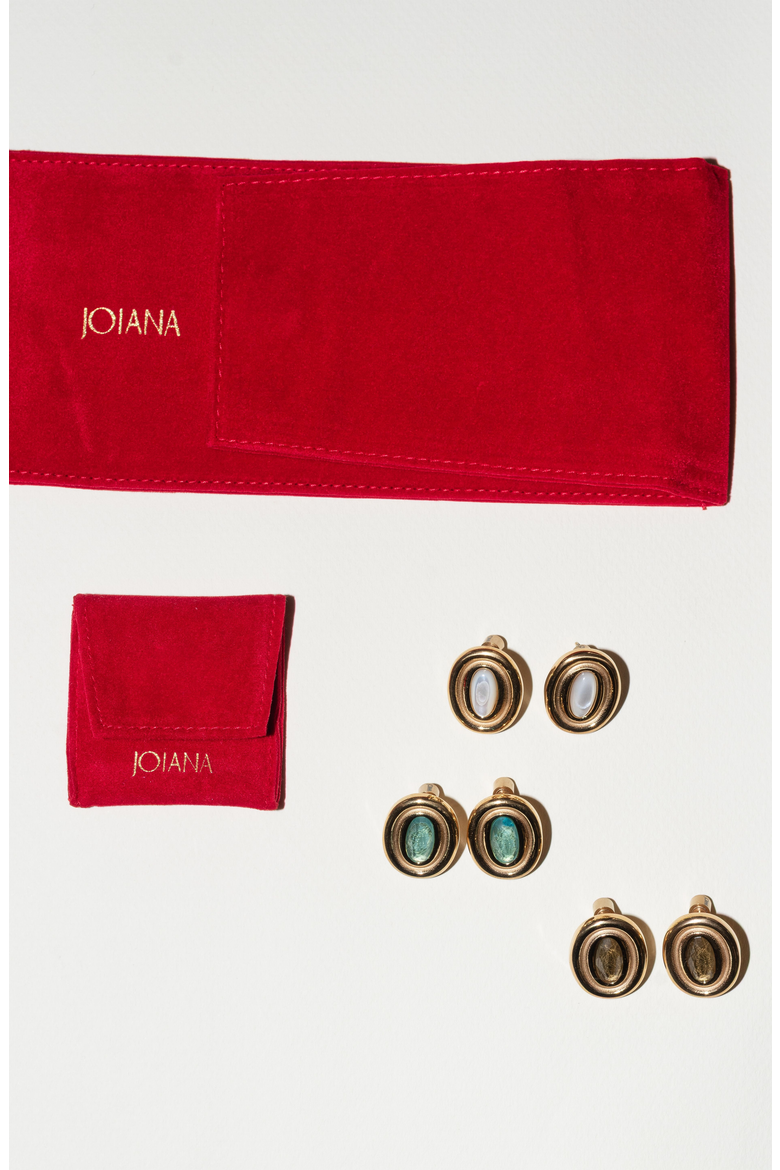 Willa Earrings, Alternate, color, Pearl Gold