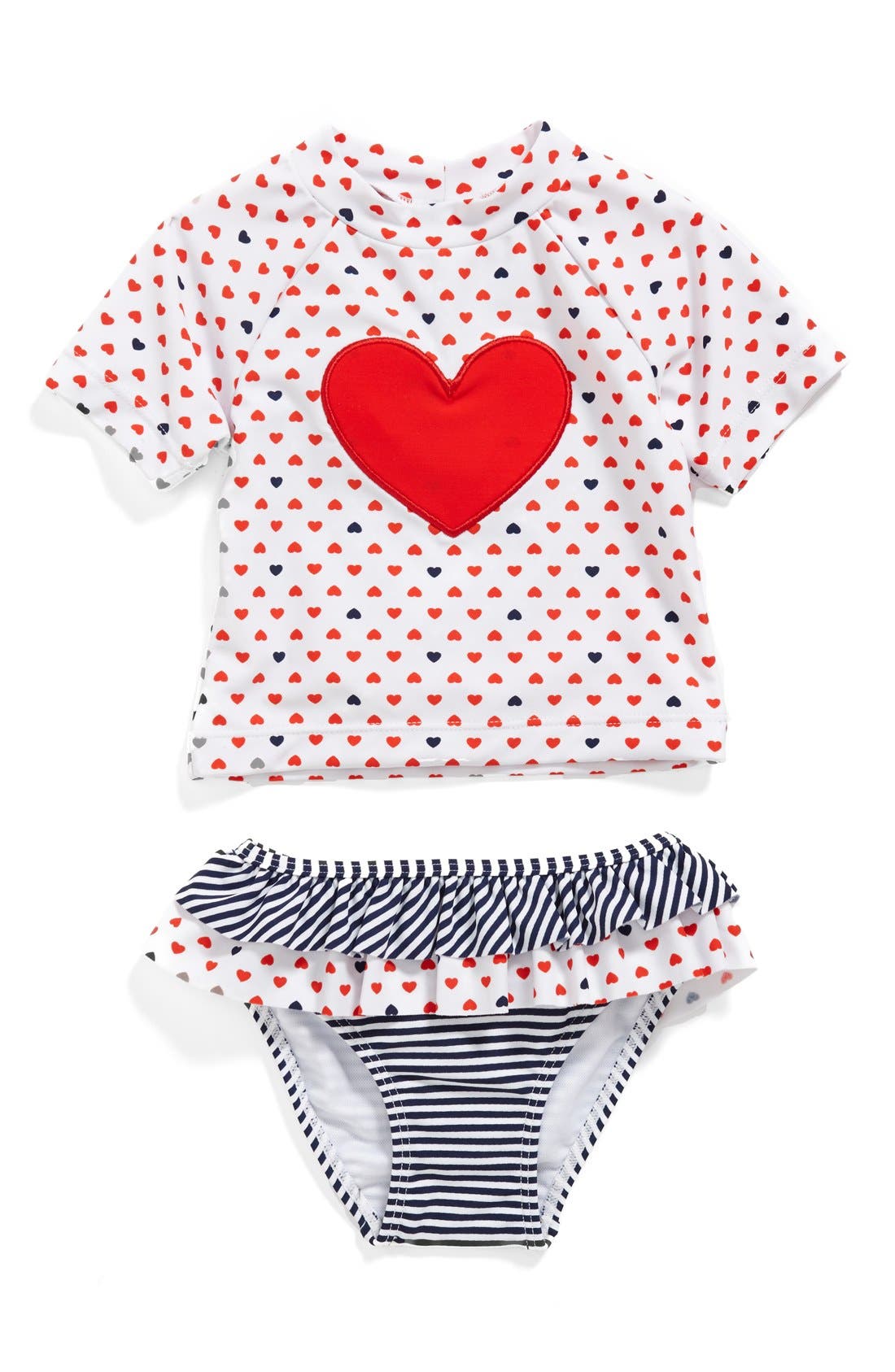 Little Me Heart Two-Piece Rashguard (Women) | Nordstrom