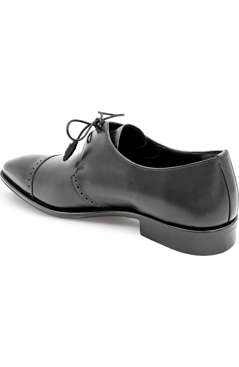 Mezlan 2-Eyelet Cap Toe Leather Derby, Alternate, color, Black