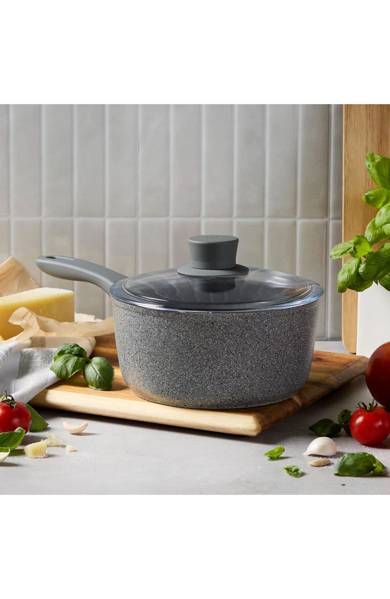 ZWILLING 2.9-Quart Nonstick Saucepan with Lid, Alternate, color, Grey