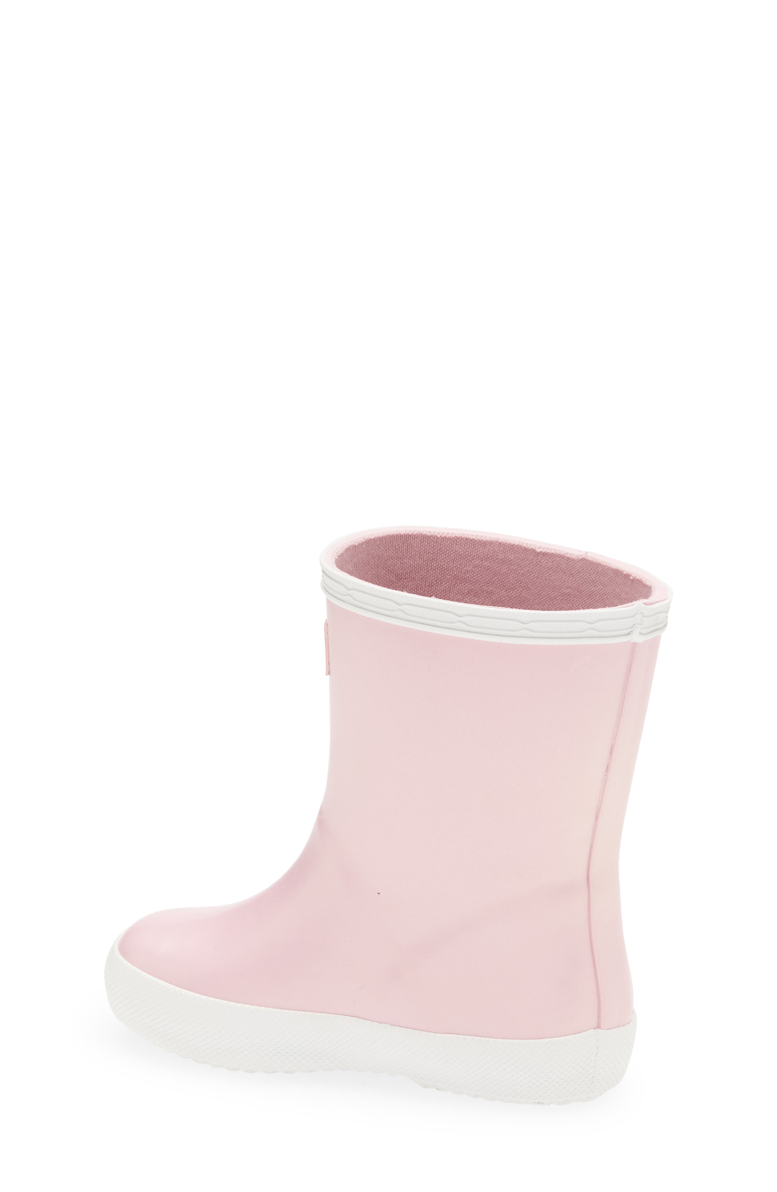 Hunter First Classic Nebula Waterproof Rain Boot, Alternate, color, Foxglove/ White