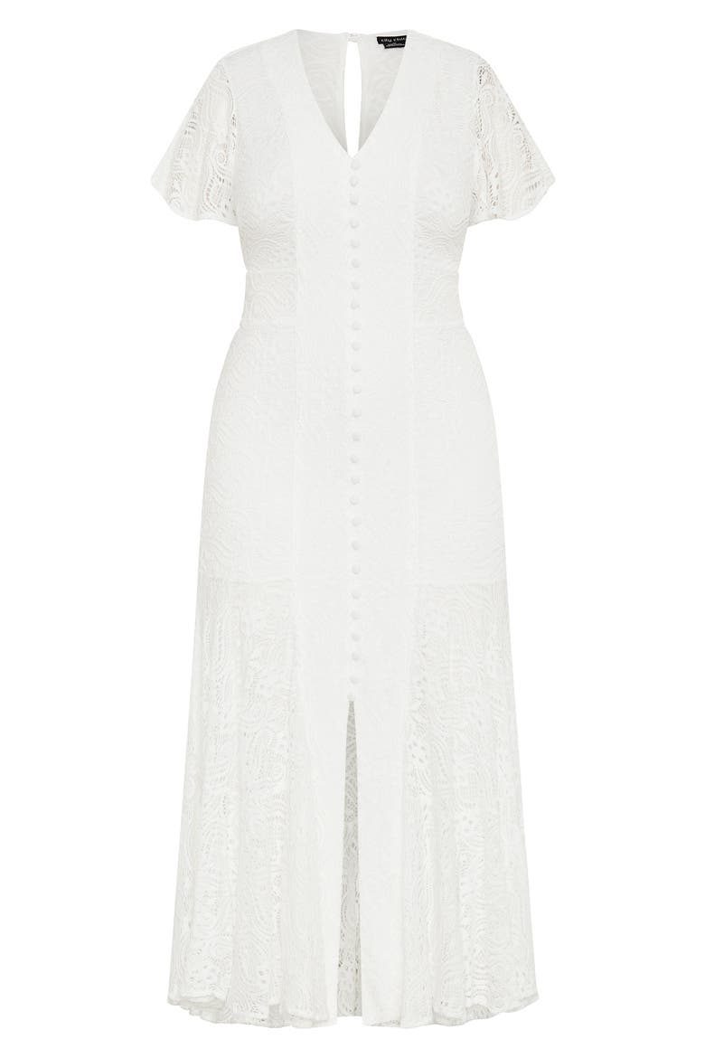 Christa Lace Shift Dress, Alternate, color, IVORY