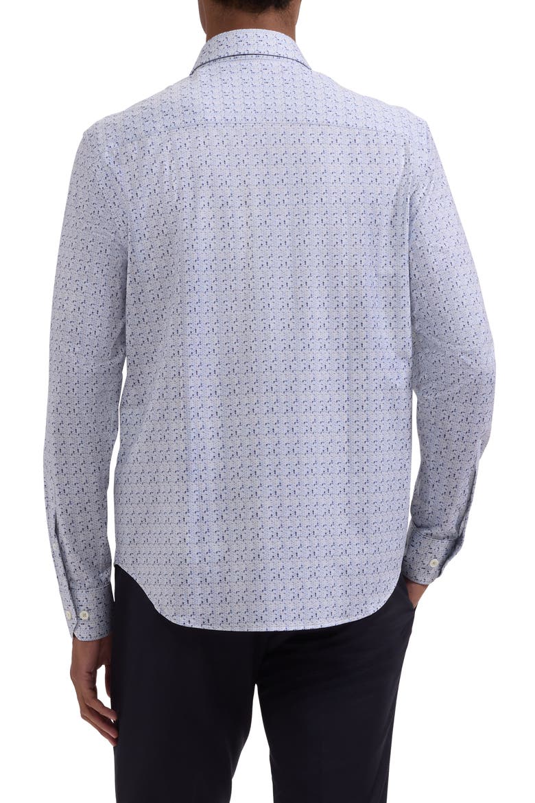 James OoohCotton® Geo Print Button-Up Shirt, Alternate, color, SAND