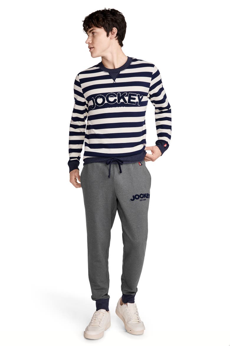 Mens Lightweight Cotton Blend Fleece Jogger, Alternate, color, 1876 Grey