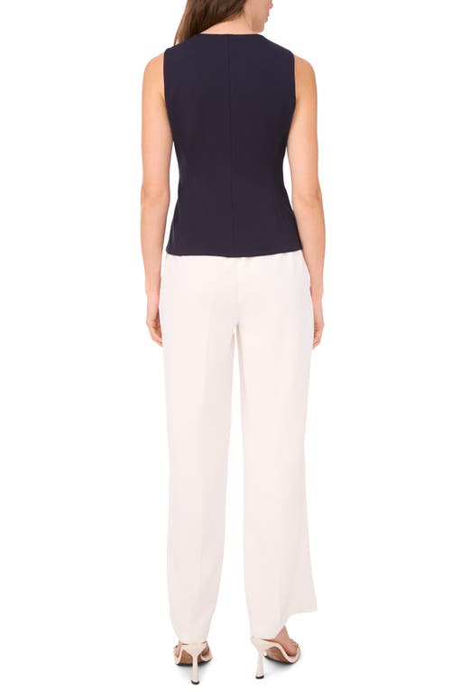 Halogen ® Button-up Vest In Blue