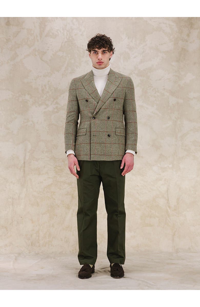 Fortela Shetland Double-Breasted Jacket, Alternate, color, Multicolor