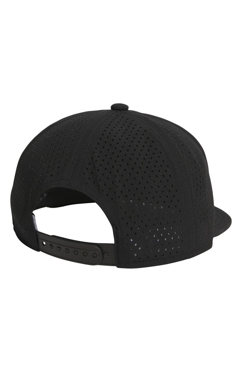 adidas Floatie Trefoil Snapback Baseball Cap, Alternate, color, Black/ White