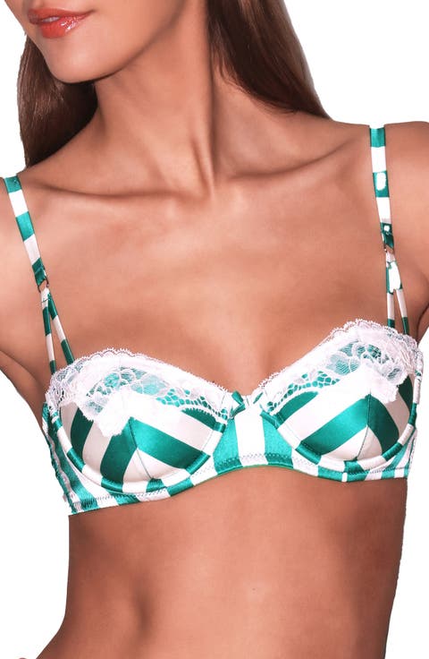 Eve Riviera Underwire Silk Blend Balconette Bra