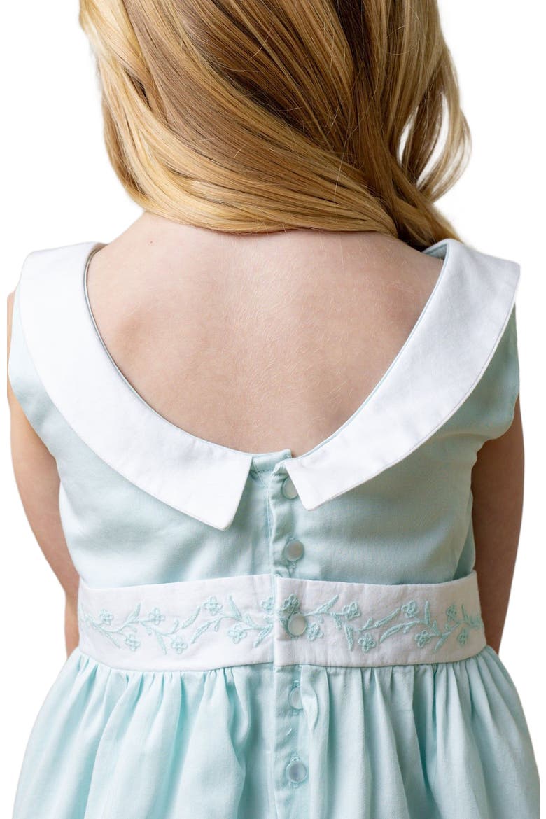 Girls' Organic Sateen Party Dress, Toddler, Alternate, color, Pale Green