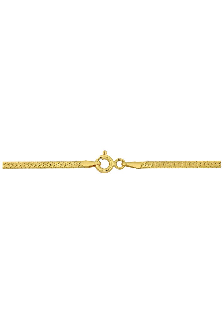 Herringbone Chain Necklace, 2mm, Alternate, color, GOLD