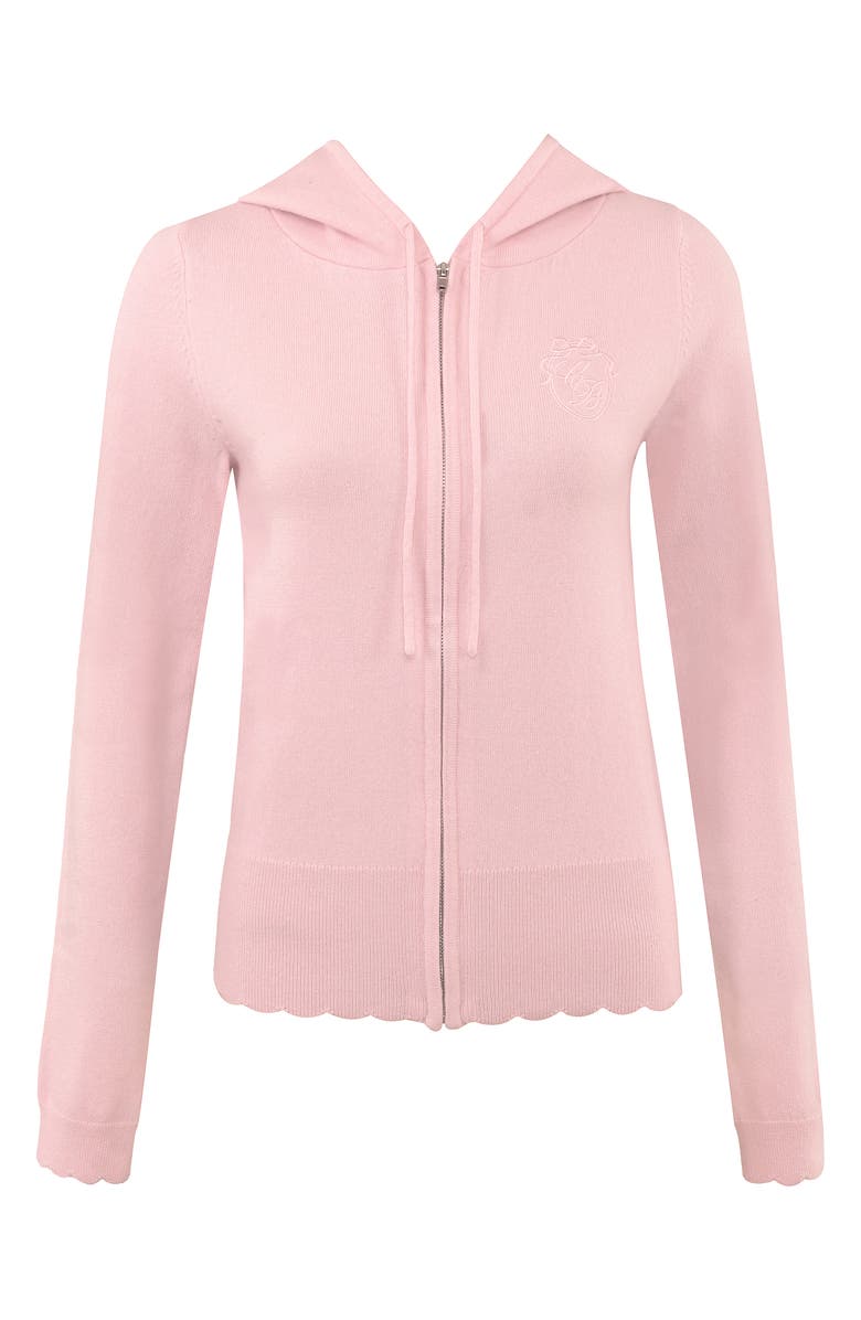 HOUSE OF CB Regina Wool & Cashmere Hoodie & Pants Travel Set, Alternate, color, Pink