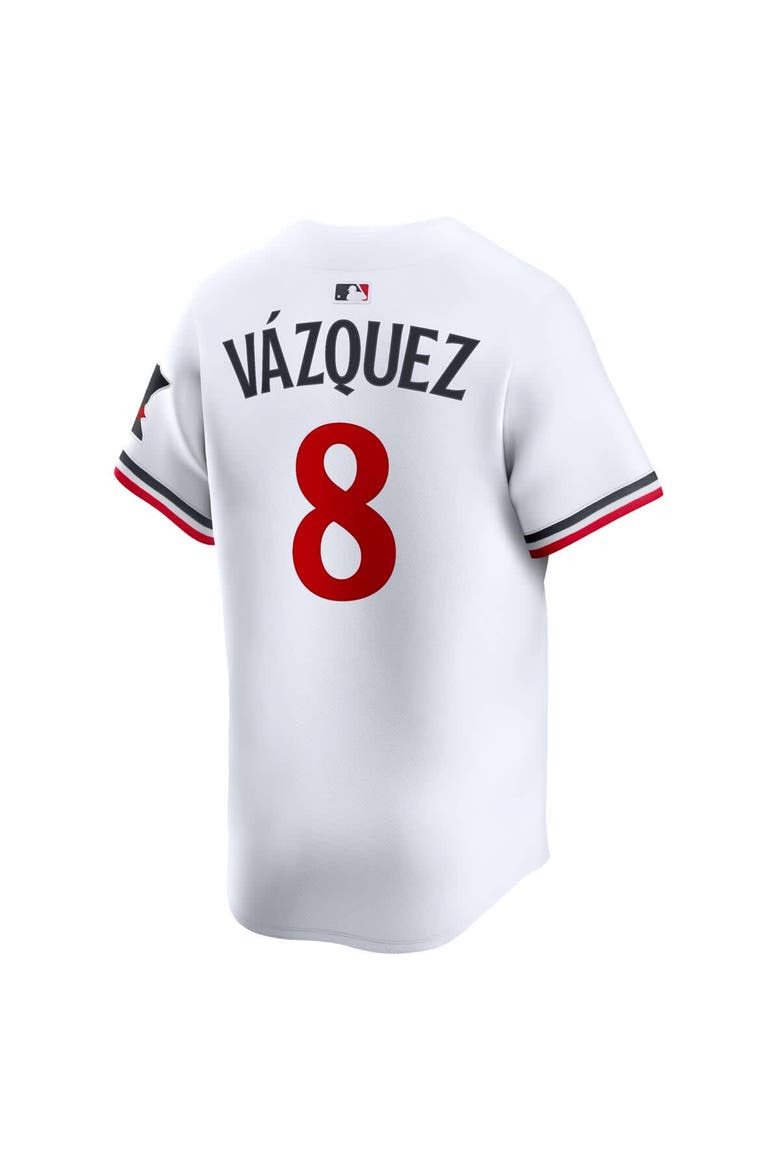 Men's Nike Christian Vázquez White Minnesota Twins Home Limited Jersey, Alternate, color, White