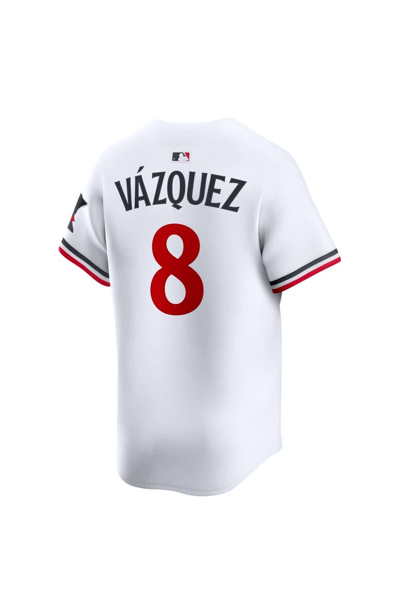 Nike Men's Nike Christian Vázquez White Minnesota Twins Home Limited Jersey, Alternate, color, White