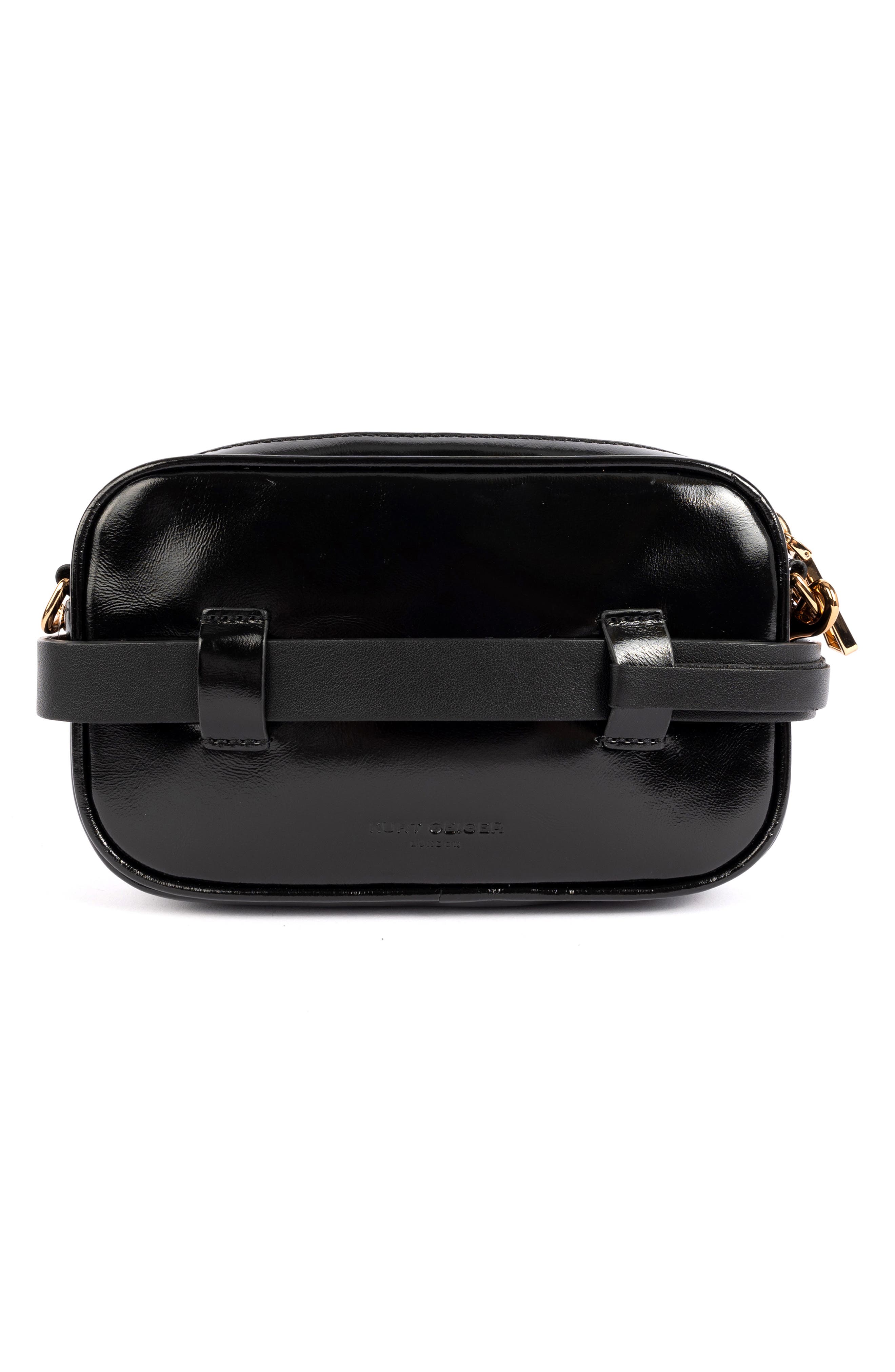 Kurt Geiger London Kensington Drench Quilted Leather Belt Bag, Alternate, color, 
