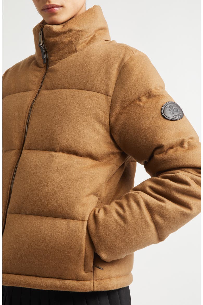 Ambleside Cashmere Down Puffer Jacket, Alternate, color, CAMEL