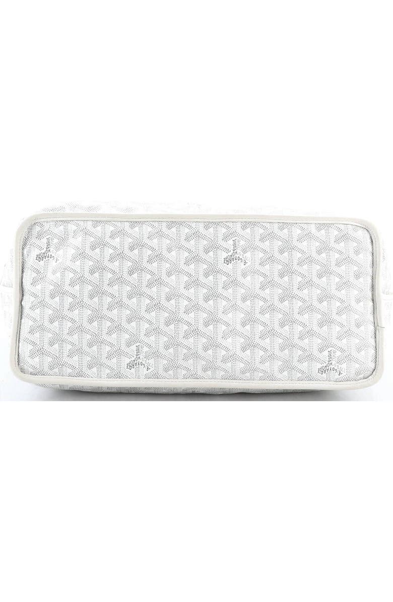 Pre-Owned Goyard Anjou Reversible Tote Coated Canvas PM, Alternate, color, White