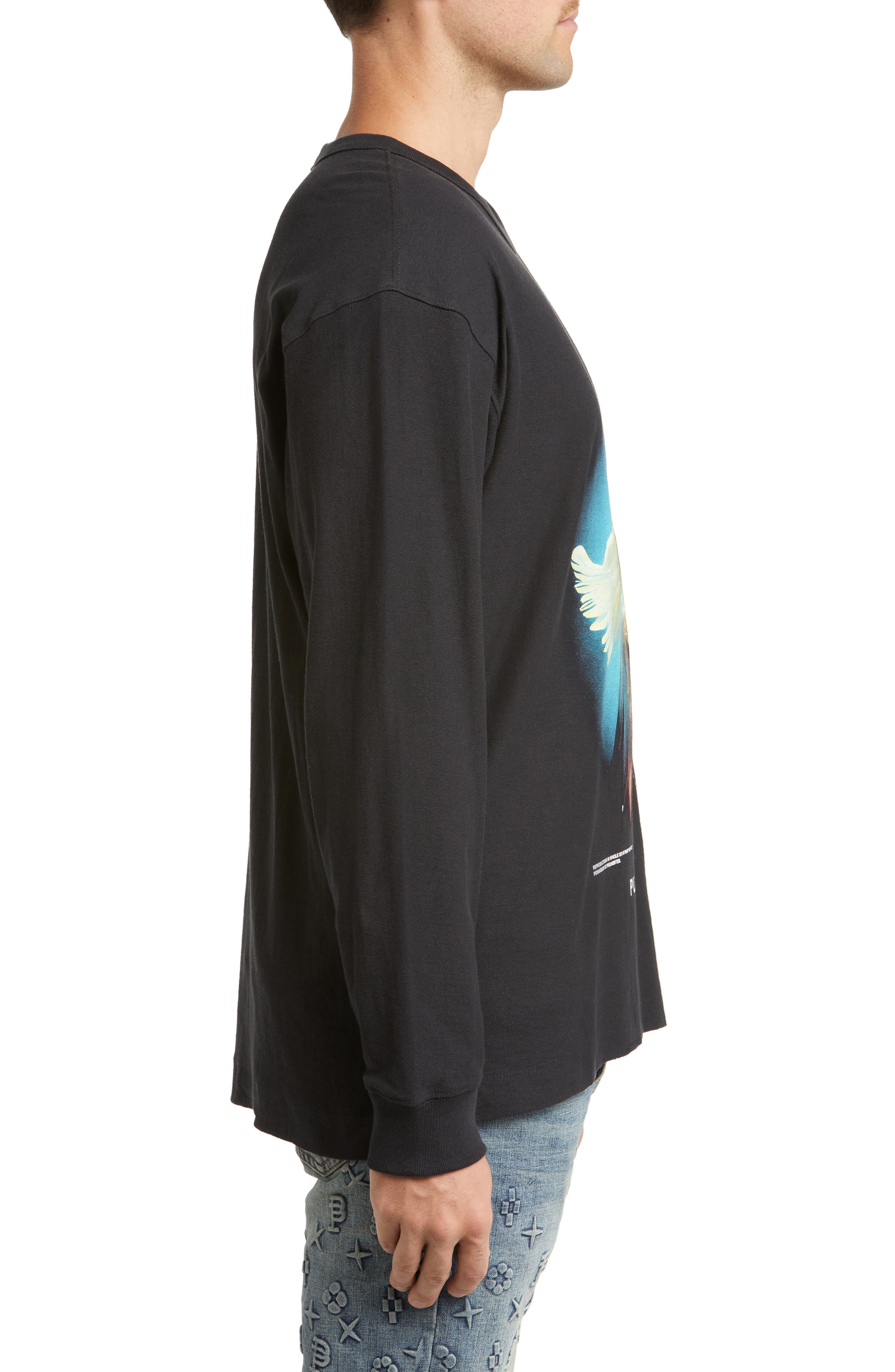 raw3erry×dpopworld ANGELS L/S shirts M Angel Long Sleeve Graphic T