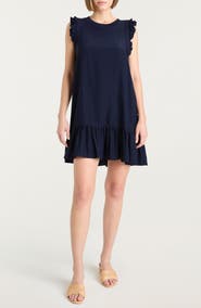 Cinq à Sept Nila Ruffle Hem Silk Dress