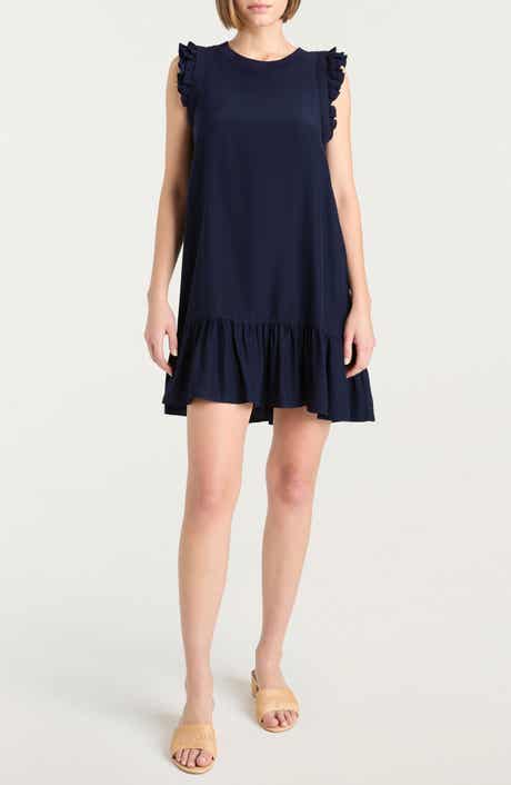 Cinq à Sept Nila Ruffle Hem Silk Dress