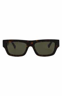Gucci Novelty 55mm Rectangular Sunglasses