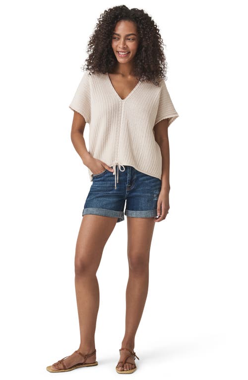 Splendid Moonstone Horizion Sweater Poncho In Neutral