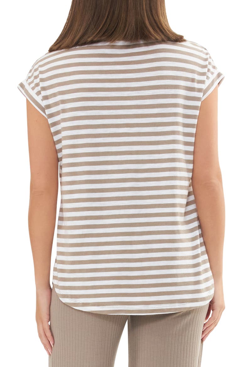 Lionel Nursing Tee, Alternate, color, TAUPE / WHITE