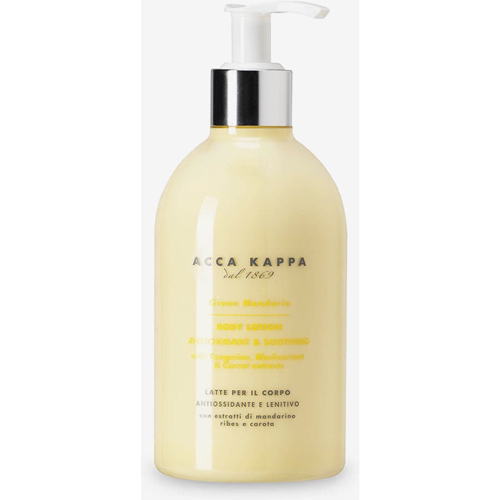 Acca Kappa Green Mandarin Body Lotion In White