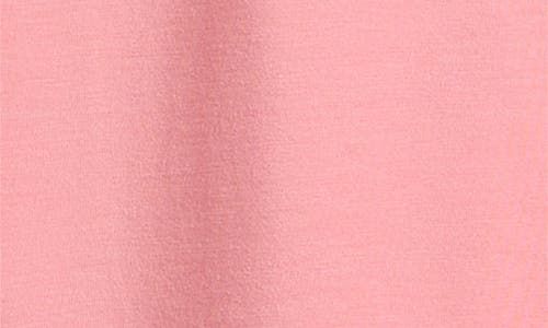 Eberjey Gisele Short Sleeve Jersey Knit Pajamas In Sunkissed Coral/ivory