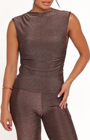 Petal & Pup Nissa Metallic Sleeveless Top