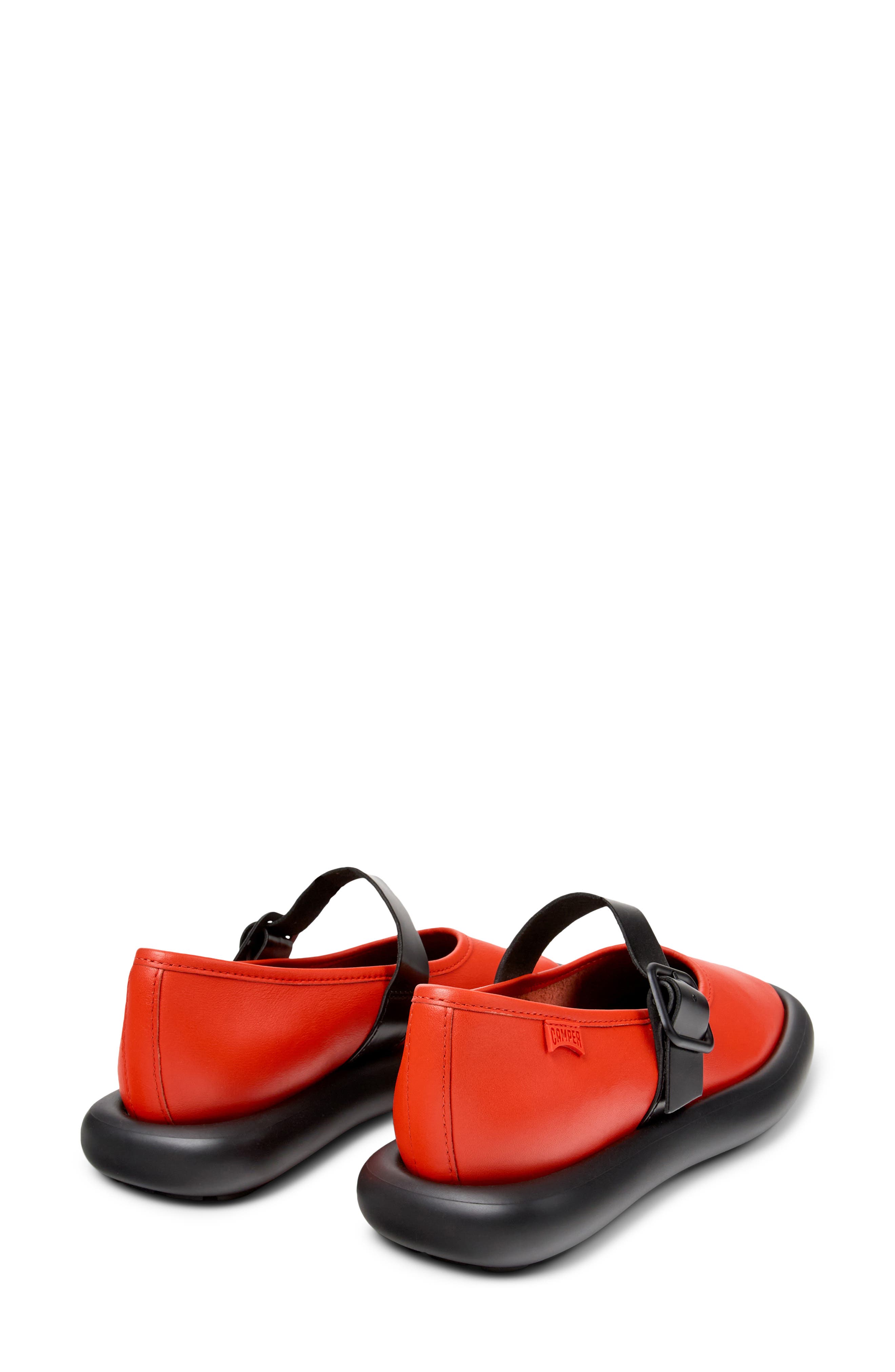 Onda Mary Jane Flat, Alternate, color, BRIGHT RED