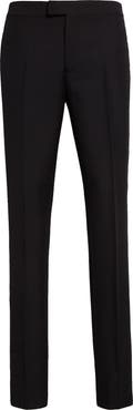 Versace Pleated Wool & Mohair Dress Pants