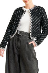 FREEMARKET Crop Knit Jacket