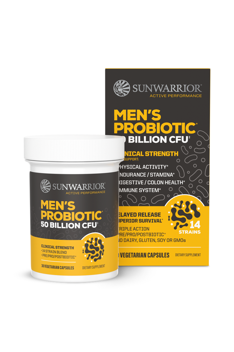 Active Performance Men's Probiotic Capsules, 50 Billion CFU, 30ct Bottle, Main, color, No Color