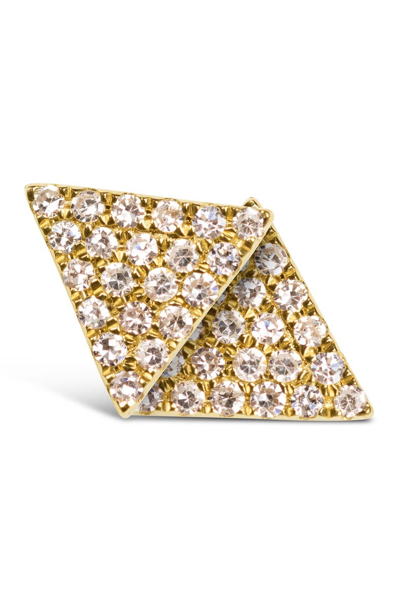 CENTRAL PARK Triangle Stud Earrings, Alternate, color, 