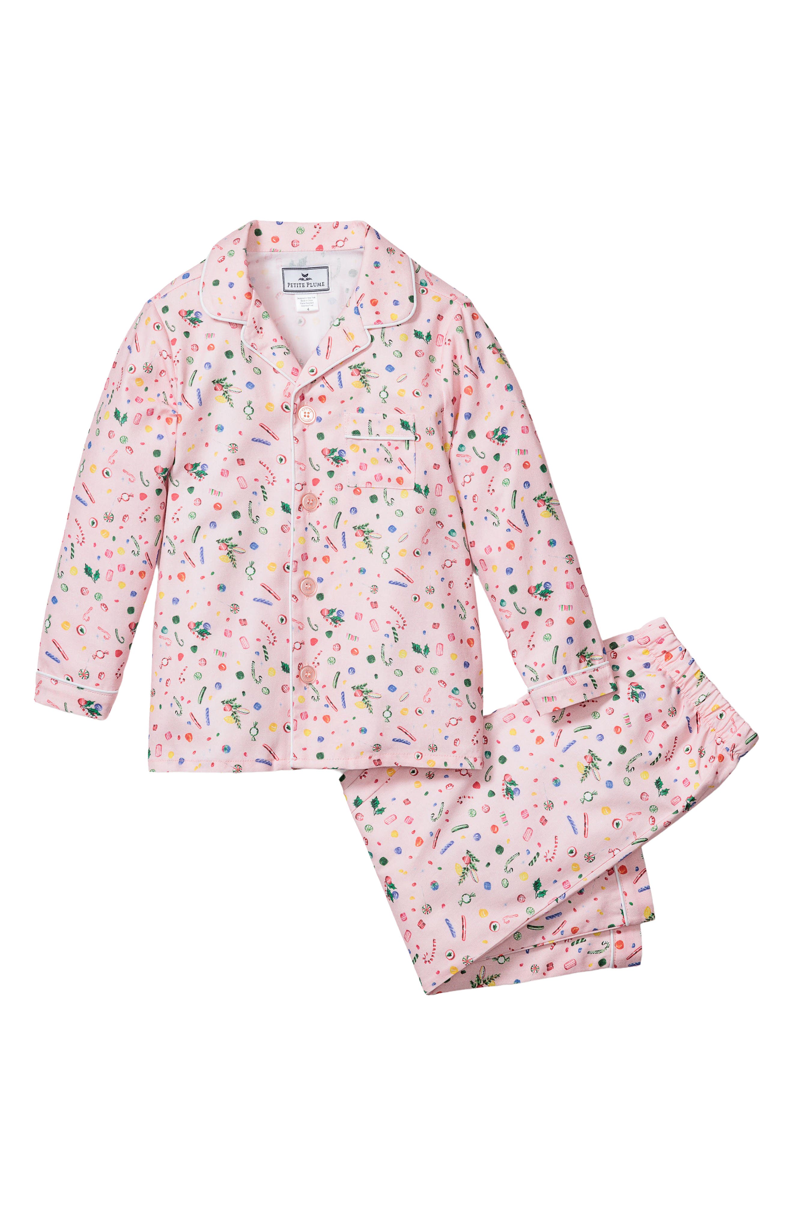 Petite Plume Kids' Vintage Sweets Two-Piece Pajamas