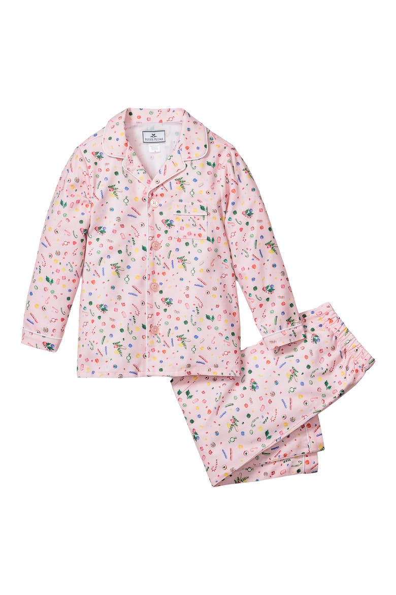 Kids' Vintage Sweets Two-Piece Pajamas, Main, color, PINK