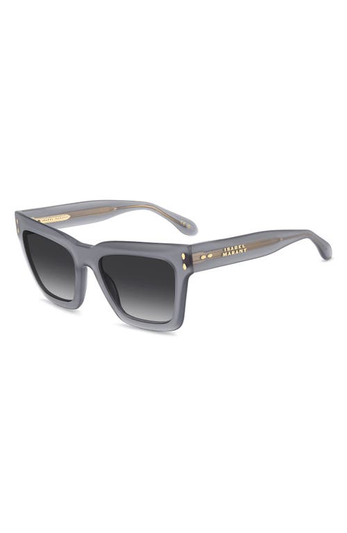 ISABEL MARANT ISABEL MARANT 53MM GRADIENT RECTANGULAR SUNGLASSES