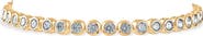 CZ by Kenneth Jay Lane Bezel Cubic Zirconia Tennis Bracelet