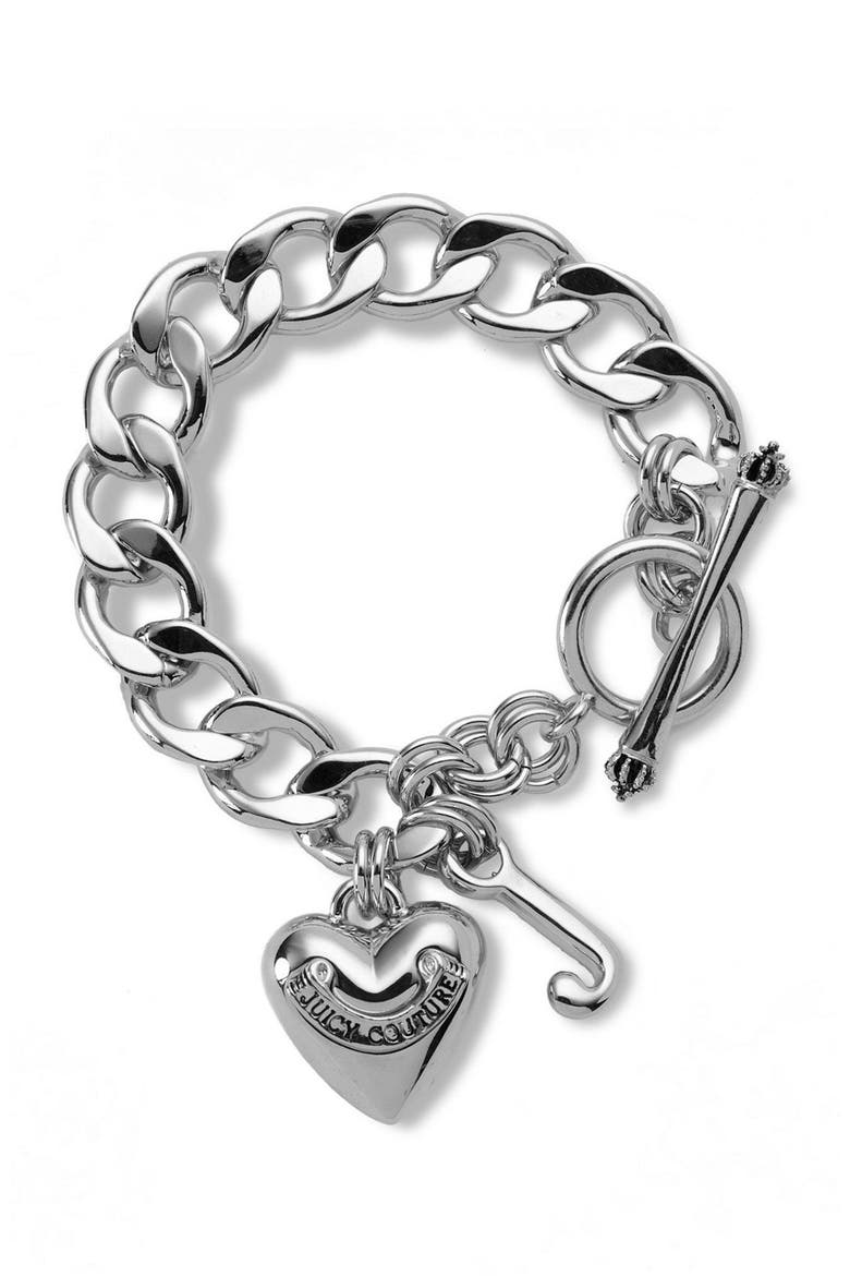 Starter Charm Bracelet, Main, color, SILVER