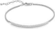 Monica Vinader Fiji Pavé Diamond Mini Bar Bracelet