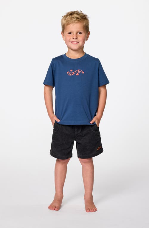 Rip Curl Kids' Artist Of The Search Ty Williams Cotton Graphic T-shirt In Blue
