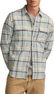 Lucky Brand Plaid Slub Utility Shirt