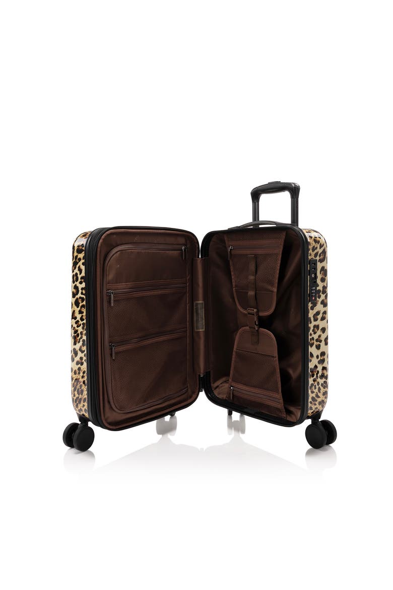 Elite Fashion Spinner® 21 Inch Carry-On Luggage, Alternate, color, Brown Leopard